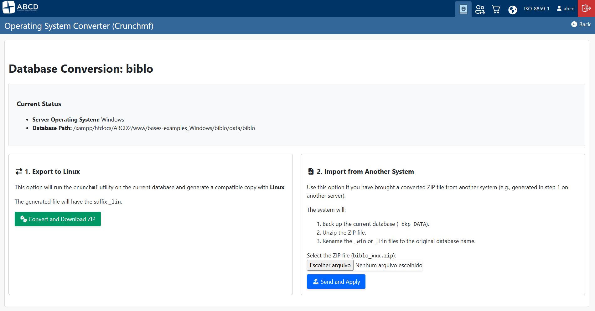 Cross-Platform Database Converter (Crunchmf)